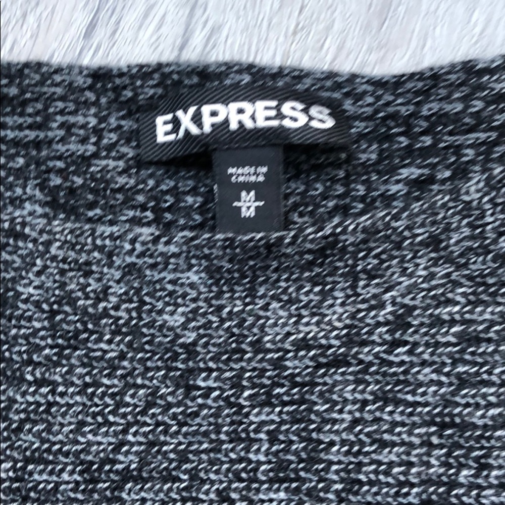 Black and white speckled sweater from express - Picture 2 of 4